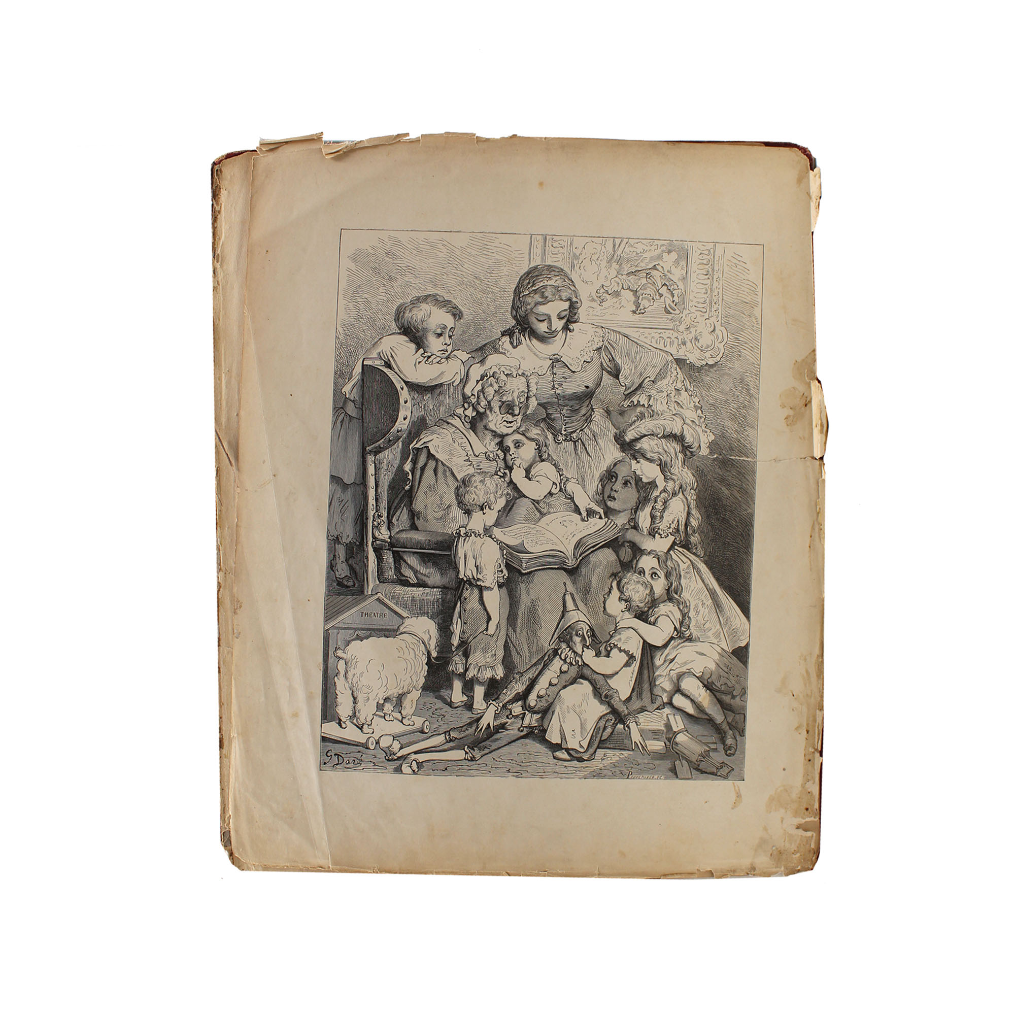 Гравюра Г. Доре из оригинального издания 1864 года. "Сказки матушки Гусыни".