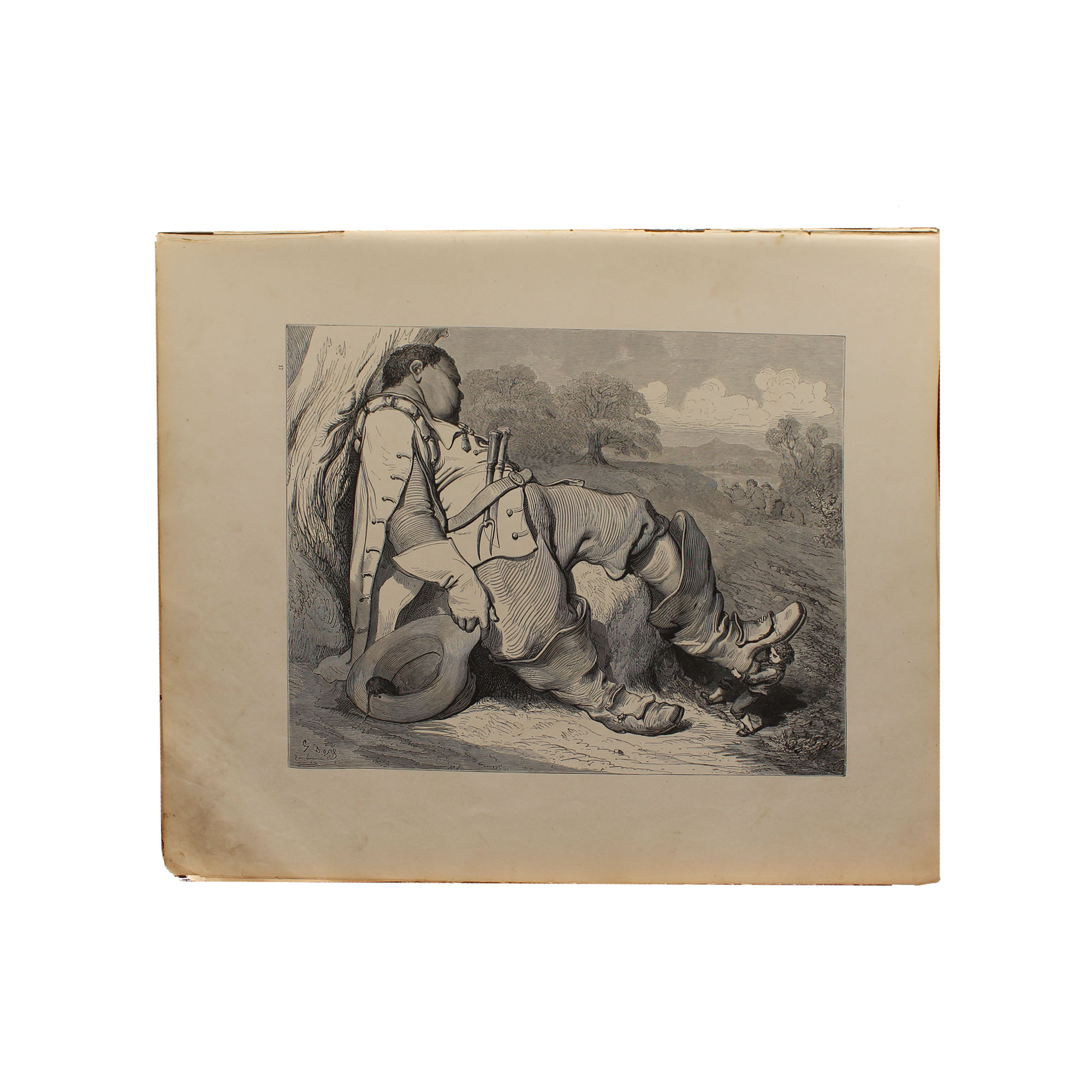 Гравюра Г. Доре из оригинального издания 1864 года. "Сказки матушки Гусыни". Данная гравюра к сказке "Мальчик с пальчик"
