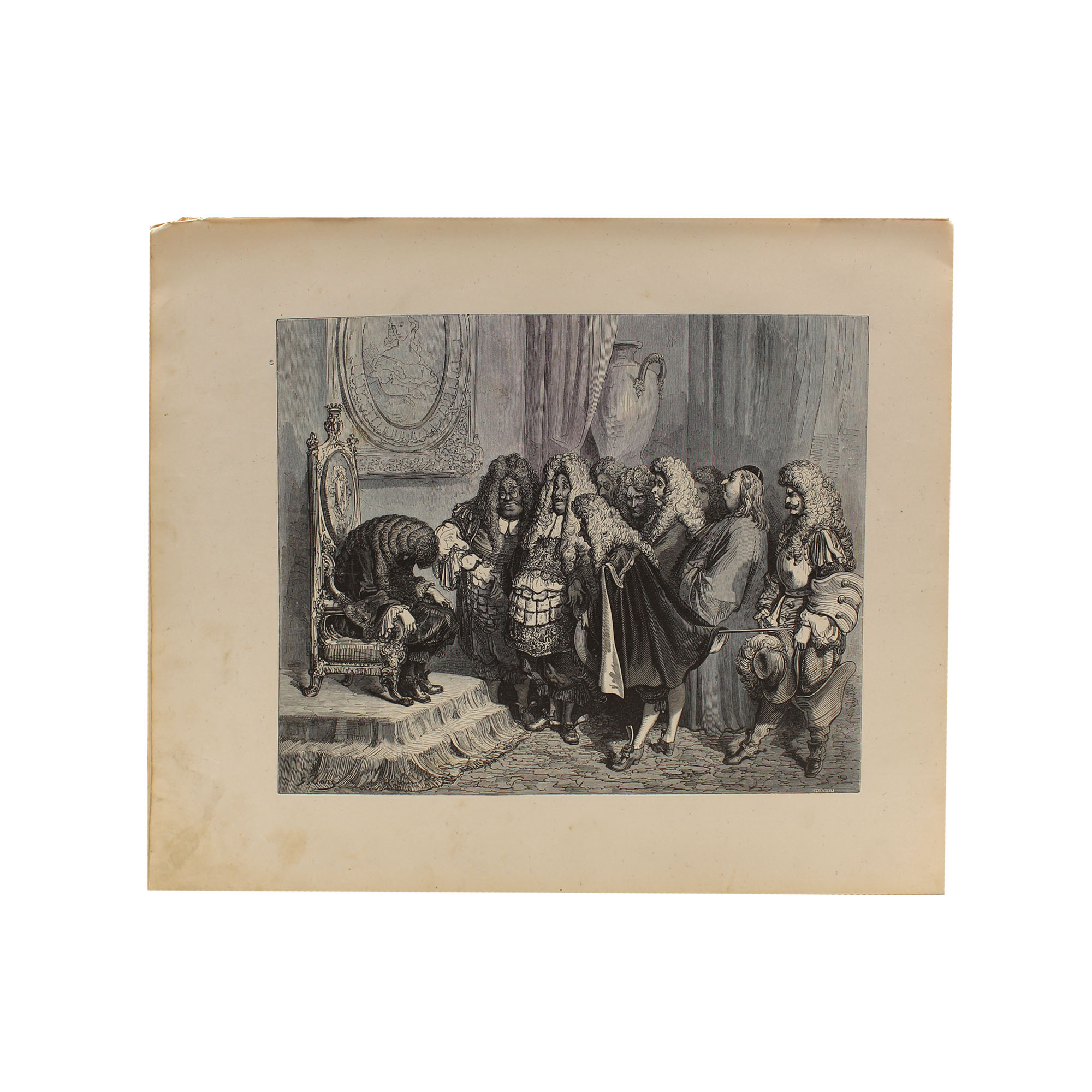 Гравюра Г. Доре из оригинального издания 1864 года. "Сказки матушки Гусыни". Данная гравюра к сказке "Ослиная шкура"