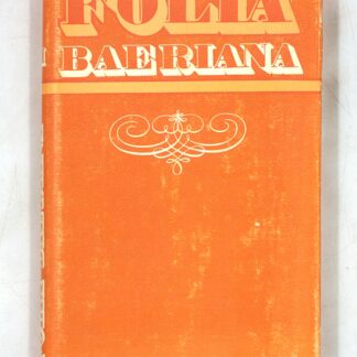 Folia Baeriana III. Бэр и развитие естествознания