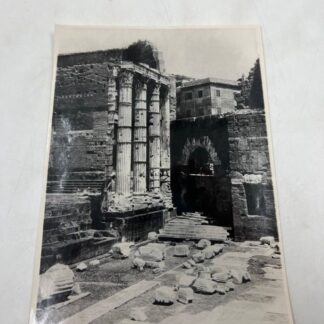 Фотография руины Форума Августа в Риме, Италия.1950е годы 22,5х16,5 см