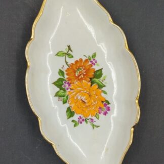 Винтажная фарфоровая селедочница  (Дулёво) СССР 1970е годы (?)16,5х9 см