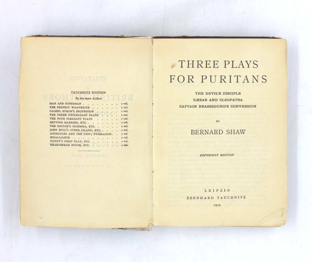 Three Plays for Puritans — изображение 2