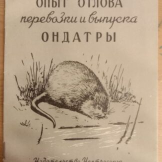 Опыт отлова, перевозки и выпуска ондатры