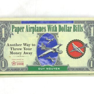 Paper Airplanes With Dollar Bills