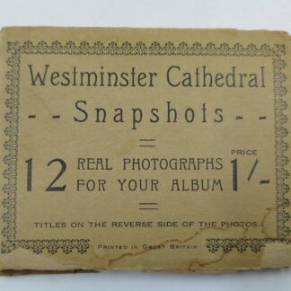 Антикварный набор фотографий Вестминстерского собора (Великобритания). 9х8 см