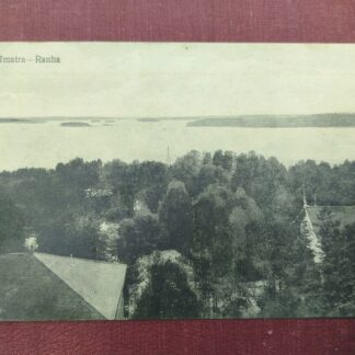 Антикварная открытка "Imatra - Rauha" (Финляндия). 14х9 см