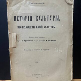История культуры. Происхождение новой культуры