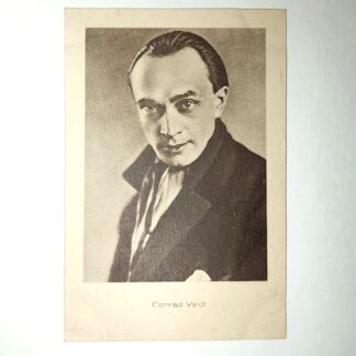 Антикварная открытка «Актер Конрад Вейдт», 1920-е гг. 14х9см